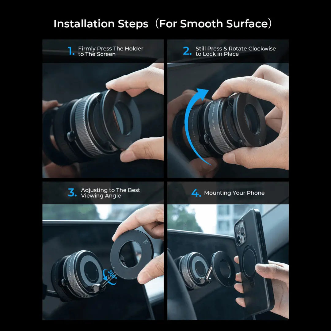 Vacuum Magnetic Phone Holder